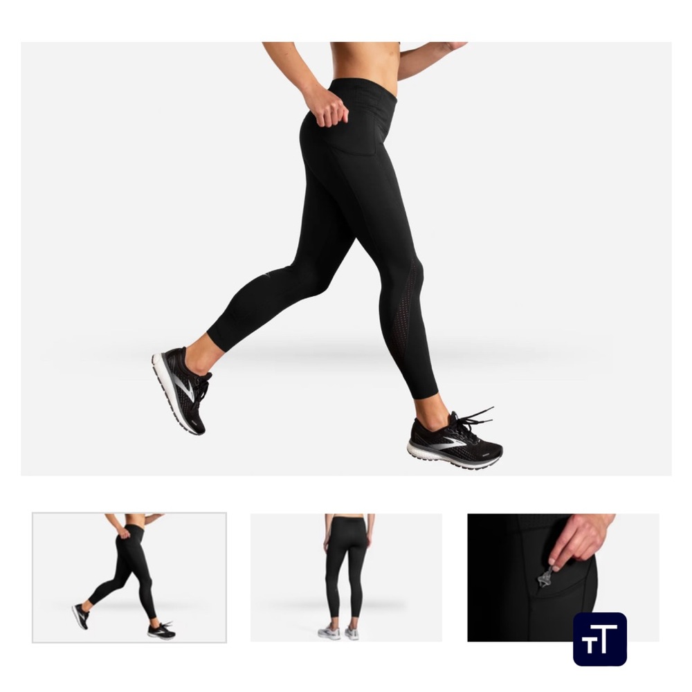 Brooks Running Method Tight Black M pockets